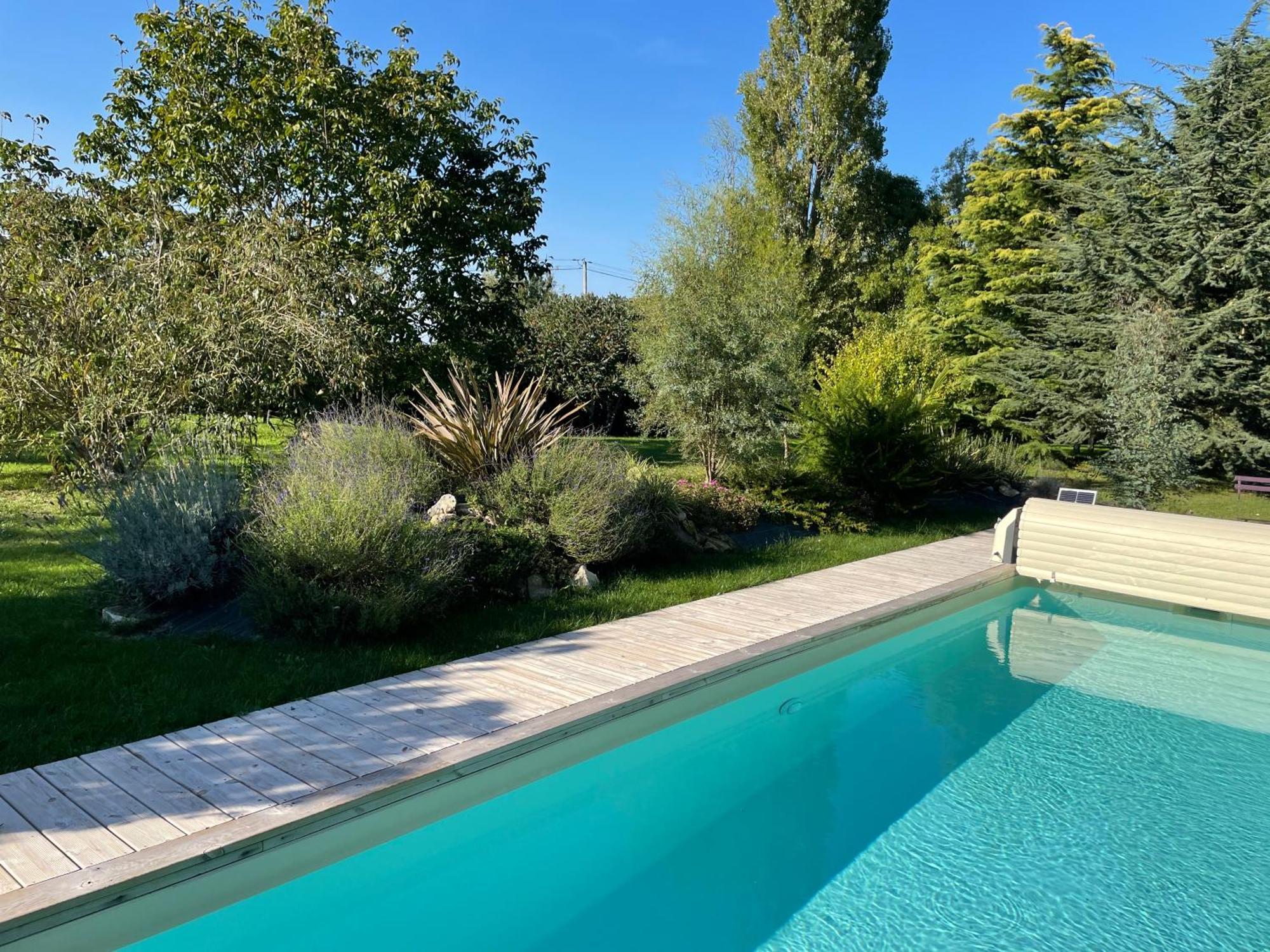 Chambres D Hotes Avec Piscine Et Spa La Foliere Saumur Villebernier Екстер'єр фото