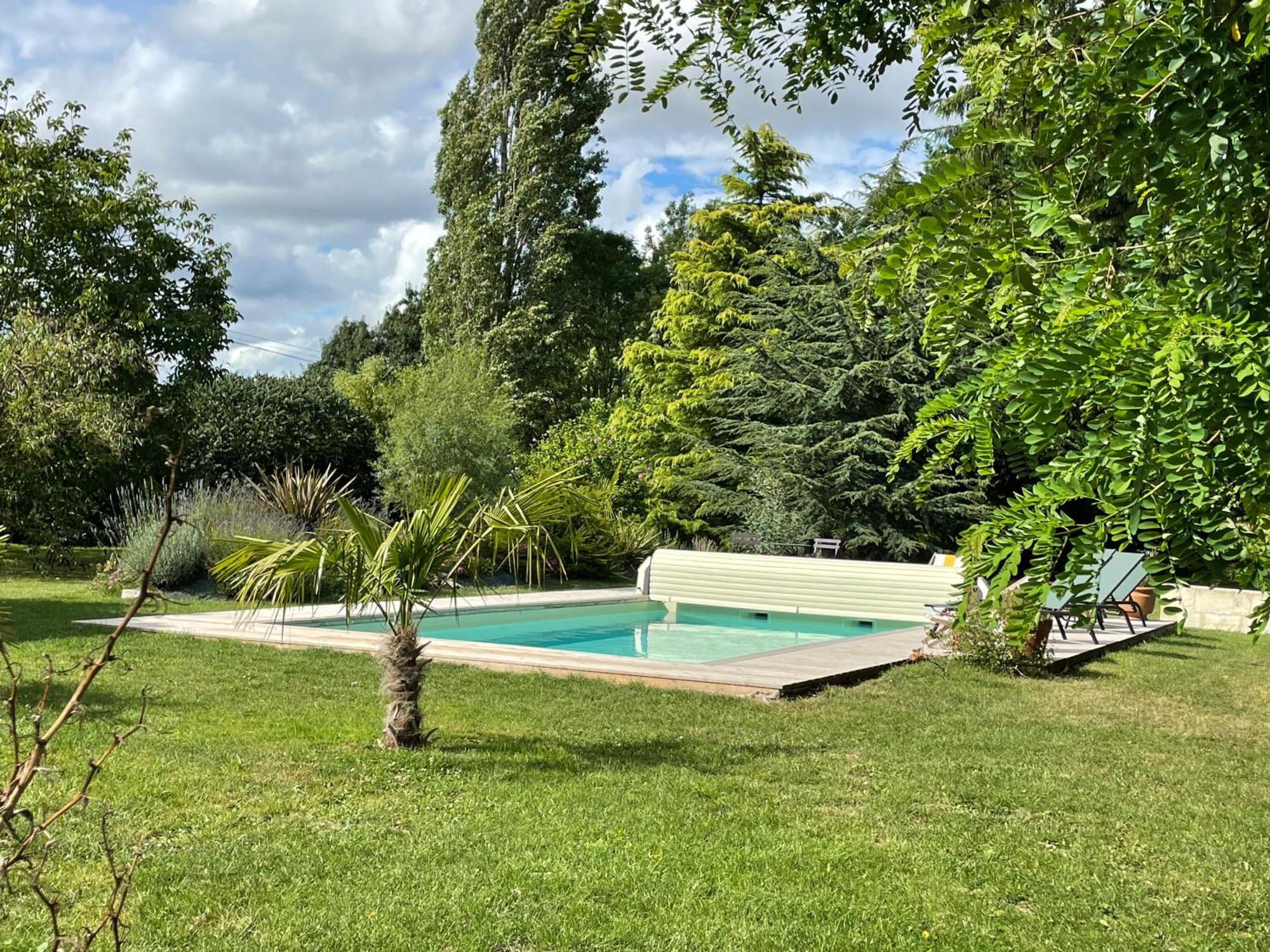 Chambres D Hotes Avec Piscine Et Spa La Foliere Saumur Villebernier Екстер'єр фото