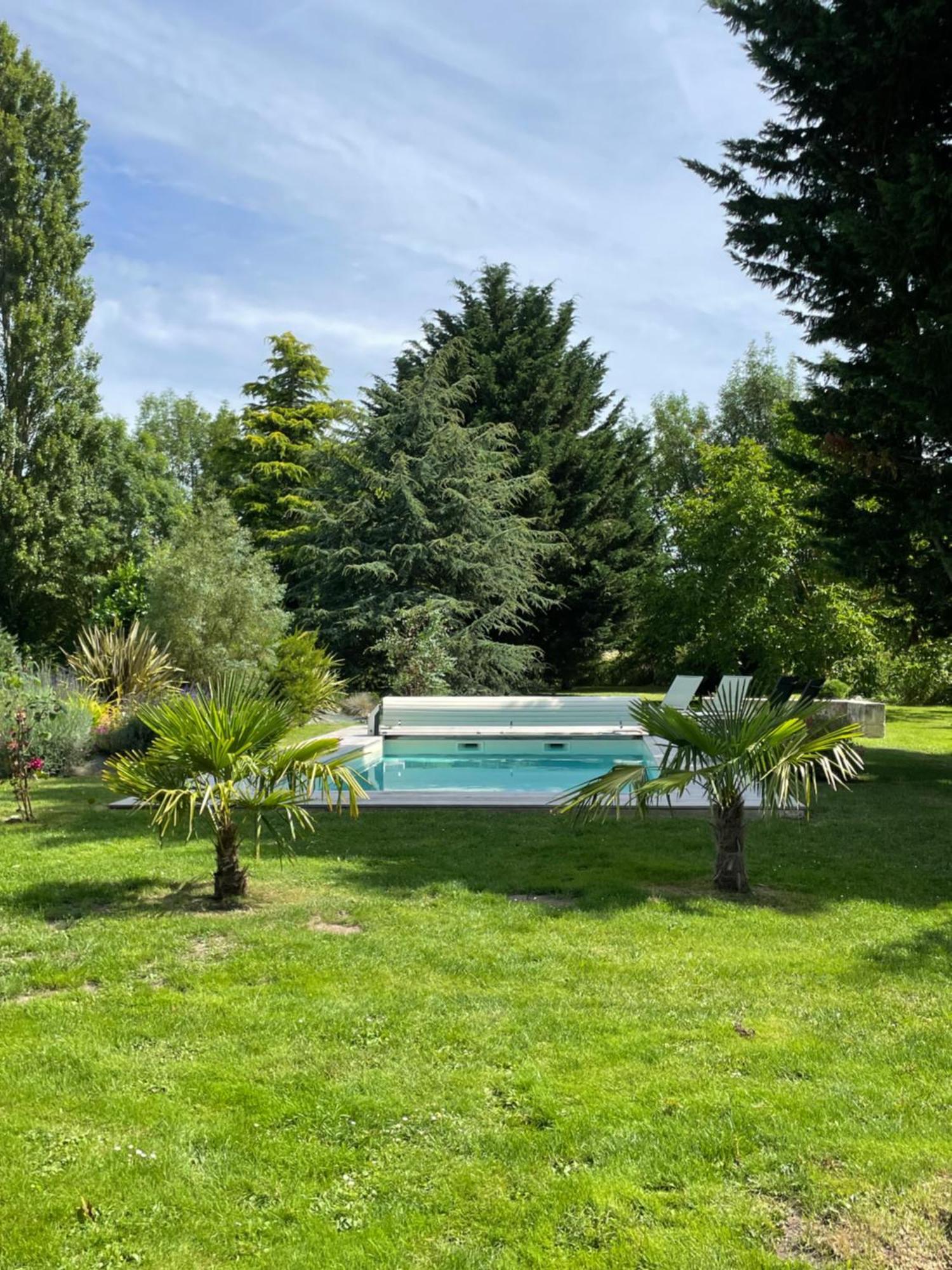 Chambres D Hotes Avec Piscine Et Spa La Foliere Saumur Villebernier Екстер'єр фото